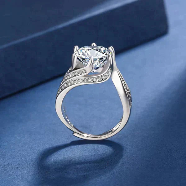 Moeva ™ Magnetology Moissanite Diamond Ring（Limited time discount 🔥 last day）