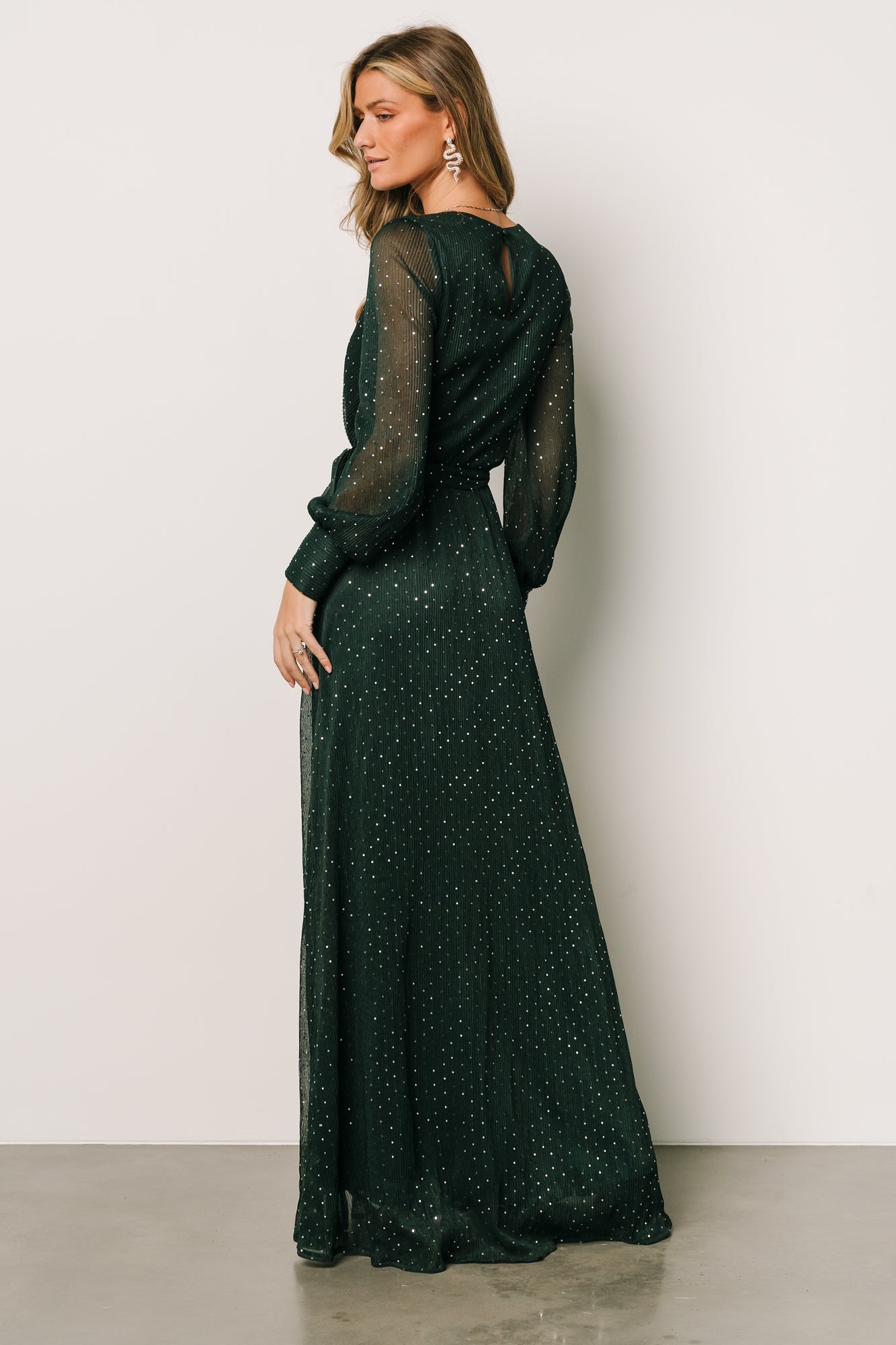 Abigail Sparkle Gown | Emerald
