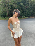 Livia Corset Dress - Beige🎁 2024 New Party Evening Dresses