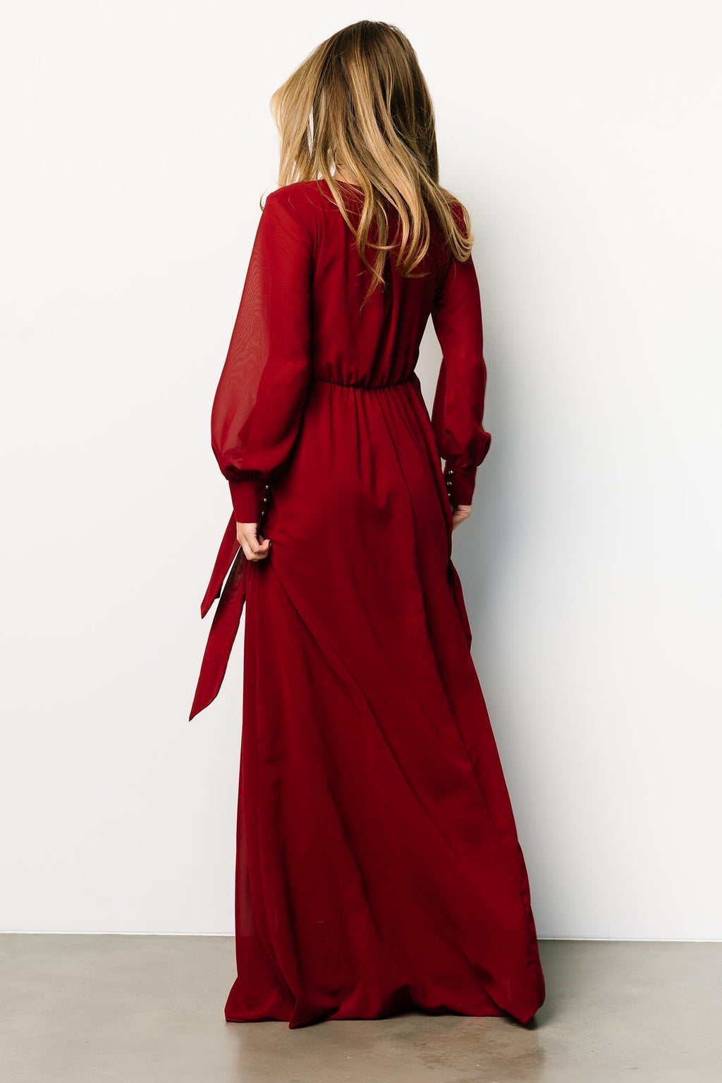 Lydia Maxi Dress | Burgundy