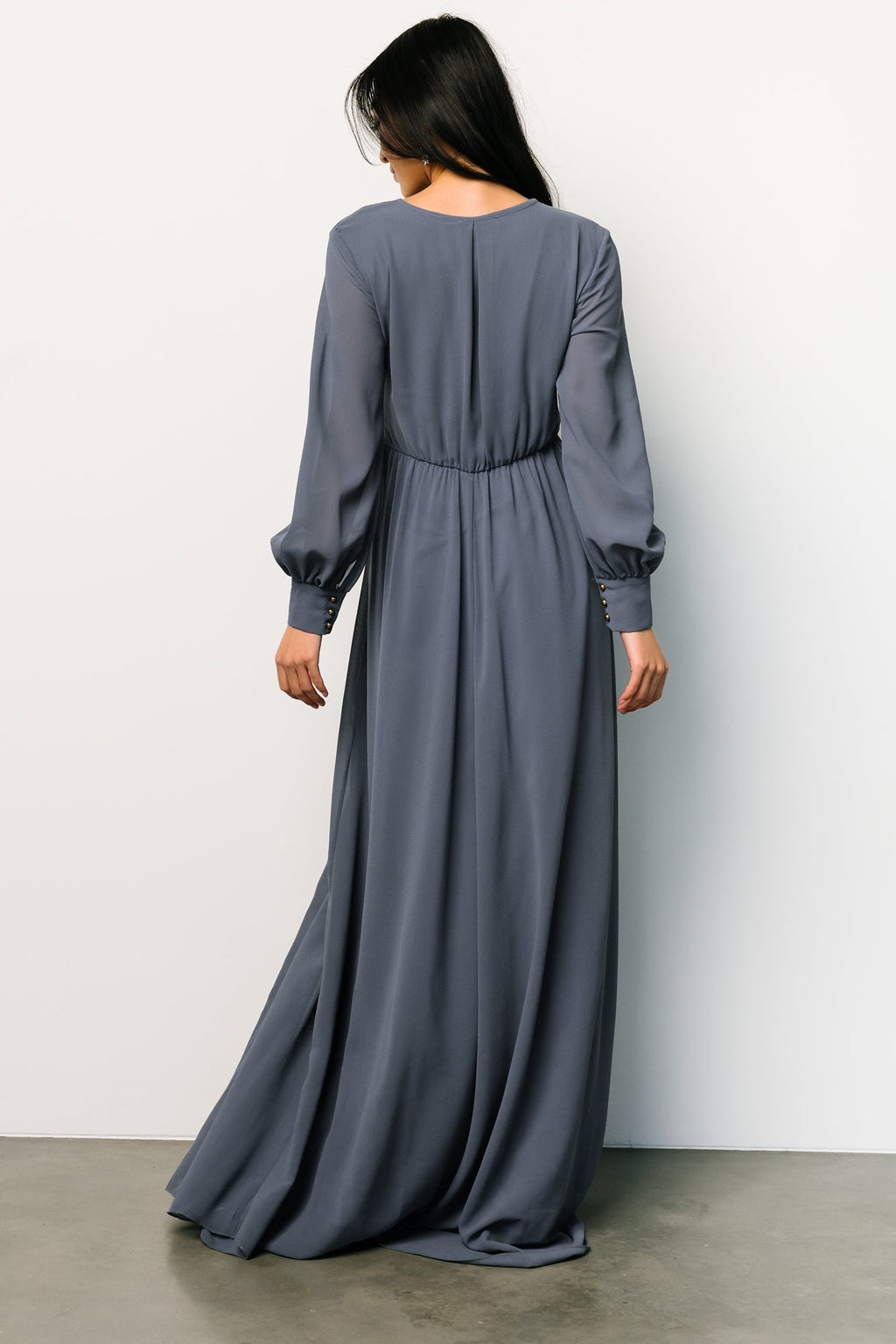 Lydia Maxi Dress | Slate Blue