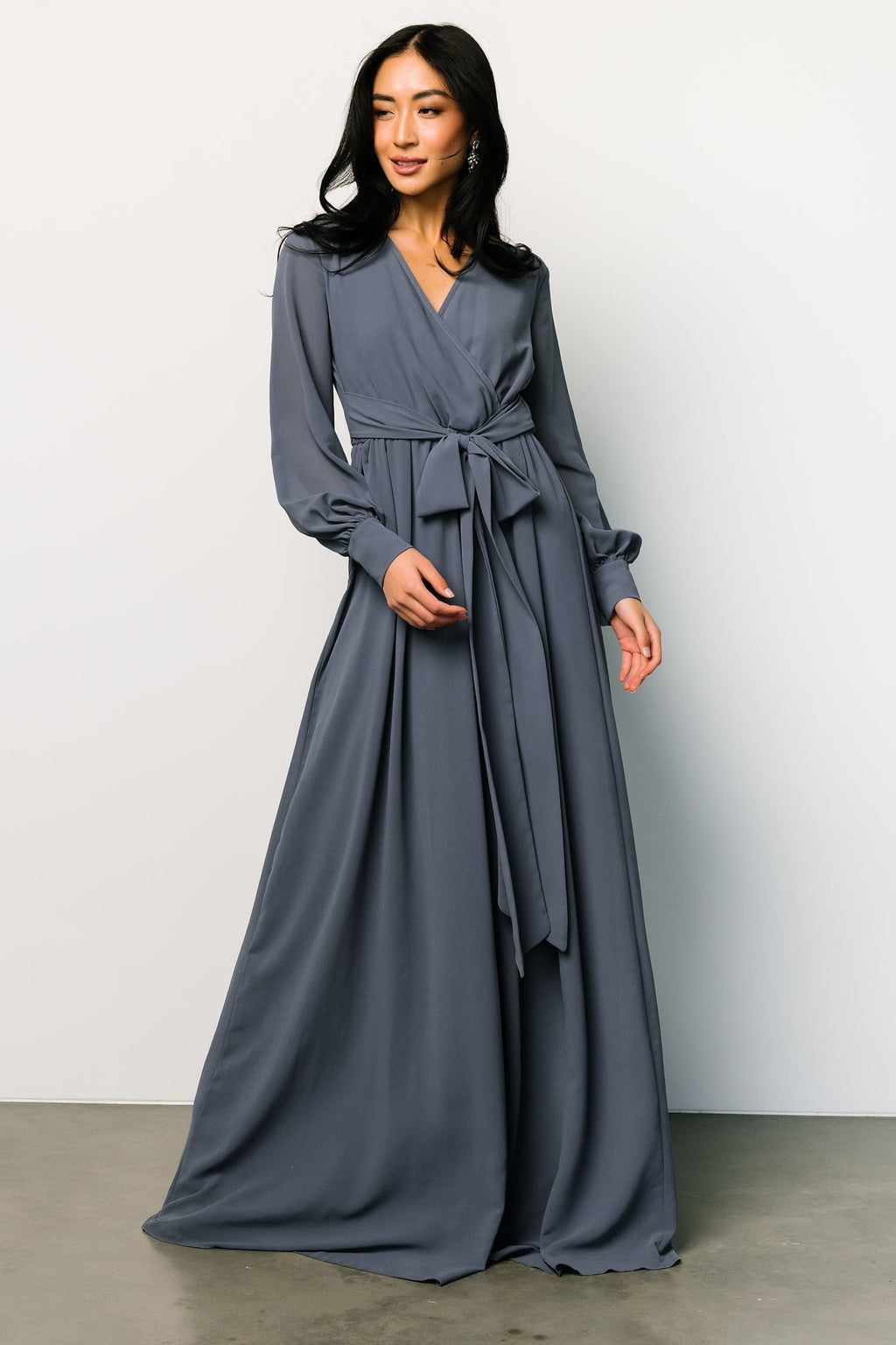 Lydia Maxi Dress | Slate Blue